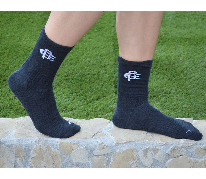 PE Cushioned Socks Black