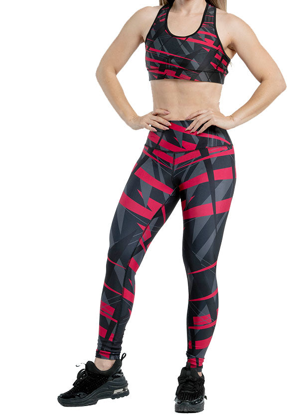 PE Leggings Red Peaks